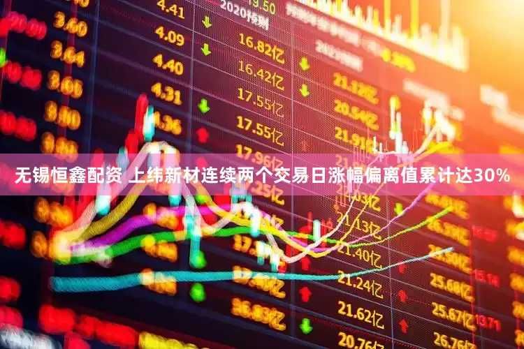 无锡恒鑫配资 上纬新材连续两个交易日涨幅偏离值累计达30%
