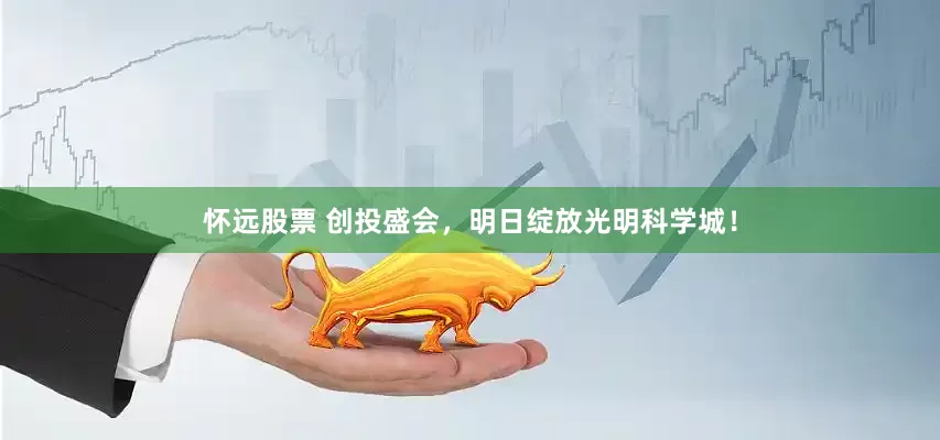 怀远股票 创投盛会，明日绽放光明科学城！