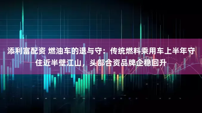 添利富配资 燃油车的退与守：传统燃料乘用车上半年守住近半壁江山，头部合资品牌企稳回升